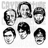 True Crime Serial Killer Vinyl Decals Set of 6