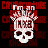 Purge I'm an American Vinyl Decal