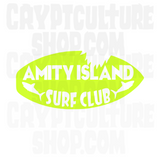 Jaws Amity Island Surf Club Vinyl Decal