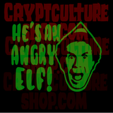 Elf He's an Angry Elf Vinyl Decal