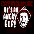 Elf He's an Angry Elf Vinyl Decal