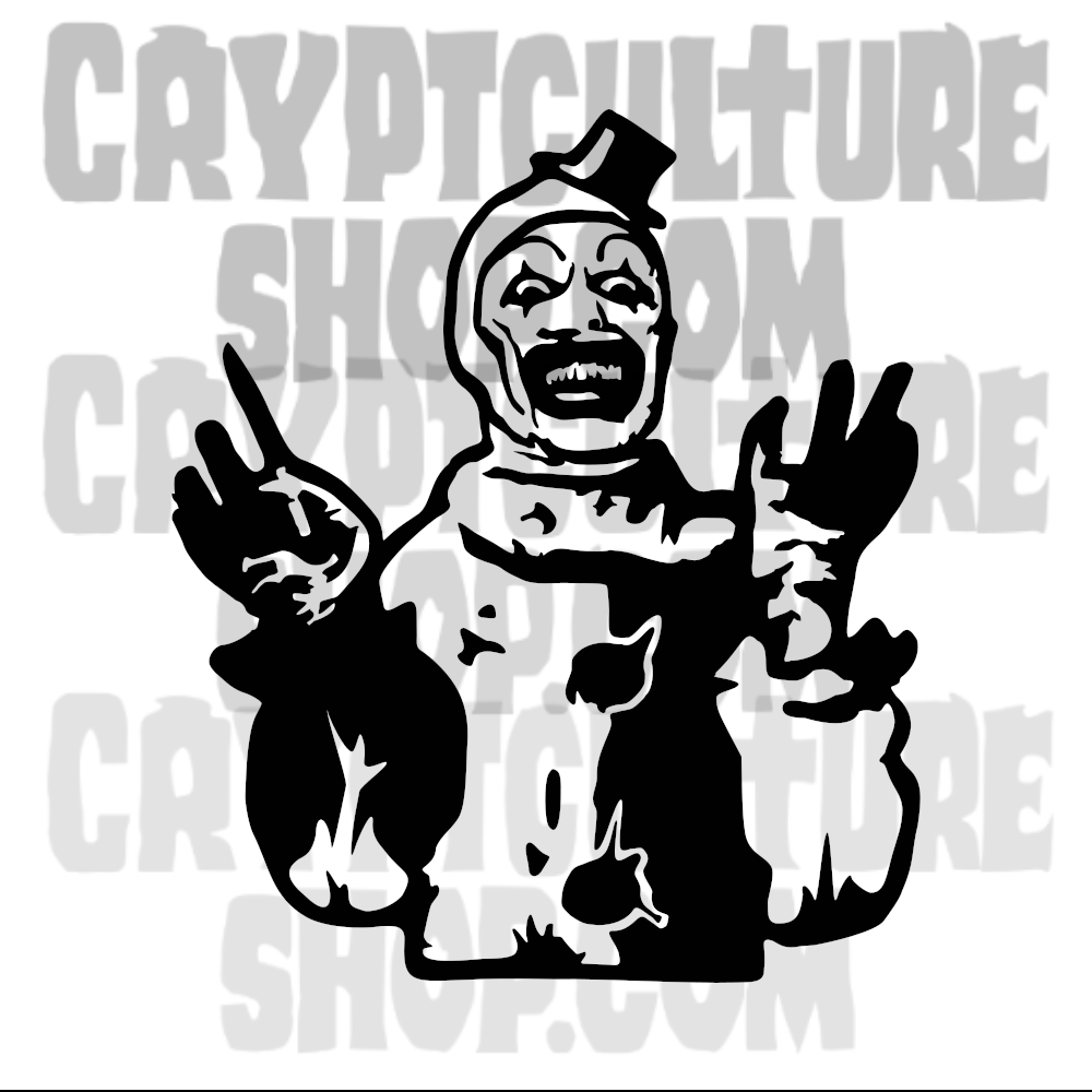 Terrifier Art the Clown Scalpel Vinyl Decal