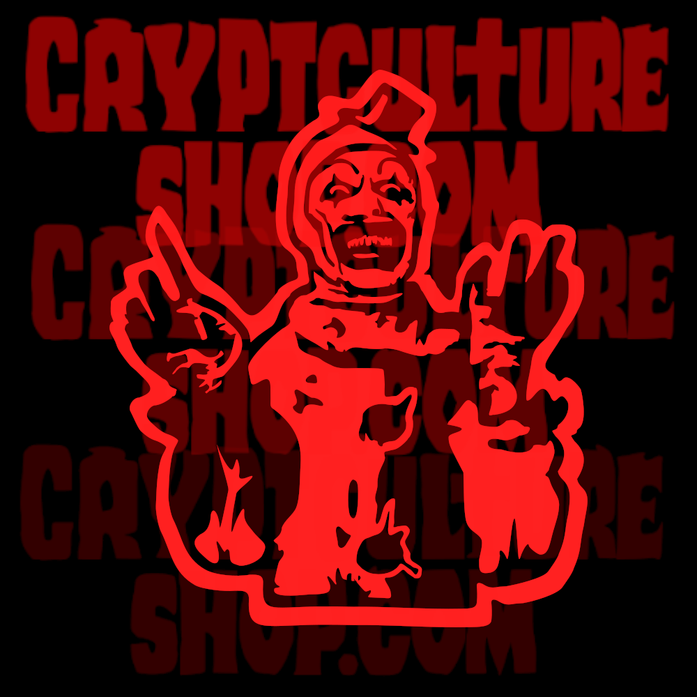 Terrifier Art the Clown Scalpel Vinyl Decal