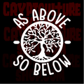 Occult As Above So Below Vinyl Decal