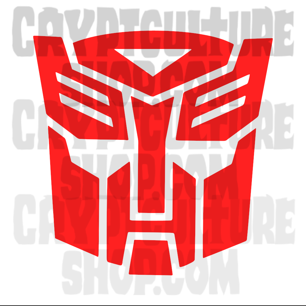 Calcomanía de vinilo Transformers Autobots