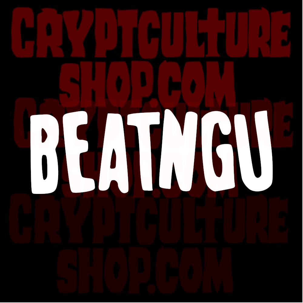 Calcomanía de vinilo con texto Beatngu de Jeepers Creepers