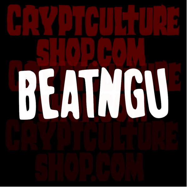 Jeepers Creepers Beatngu Text Vinyl Decal