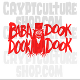 Babadook Baba Dook Dook Vinyl Decal