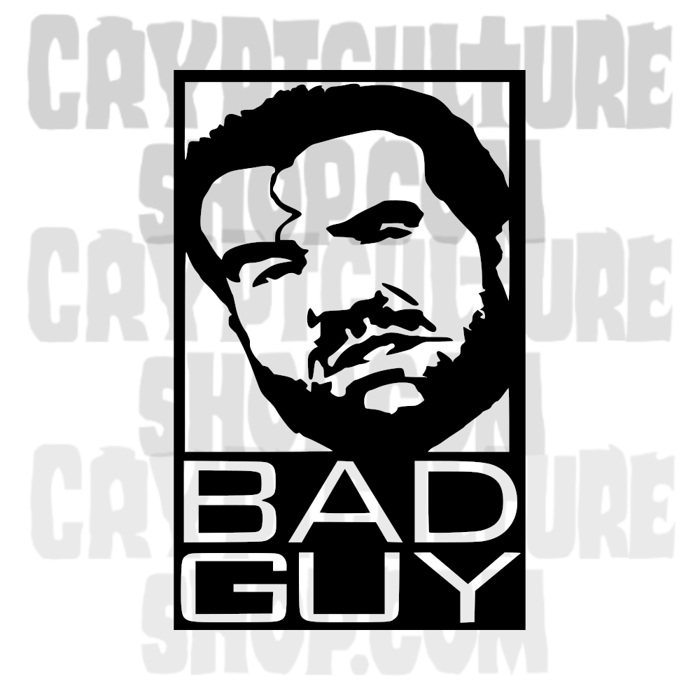 Calcomanía de vinilo de Pro Wrestling Razor Ramon Bad Guy