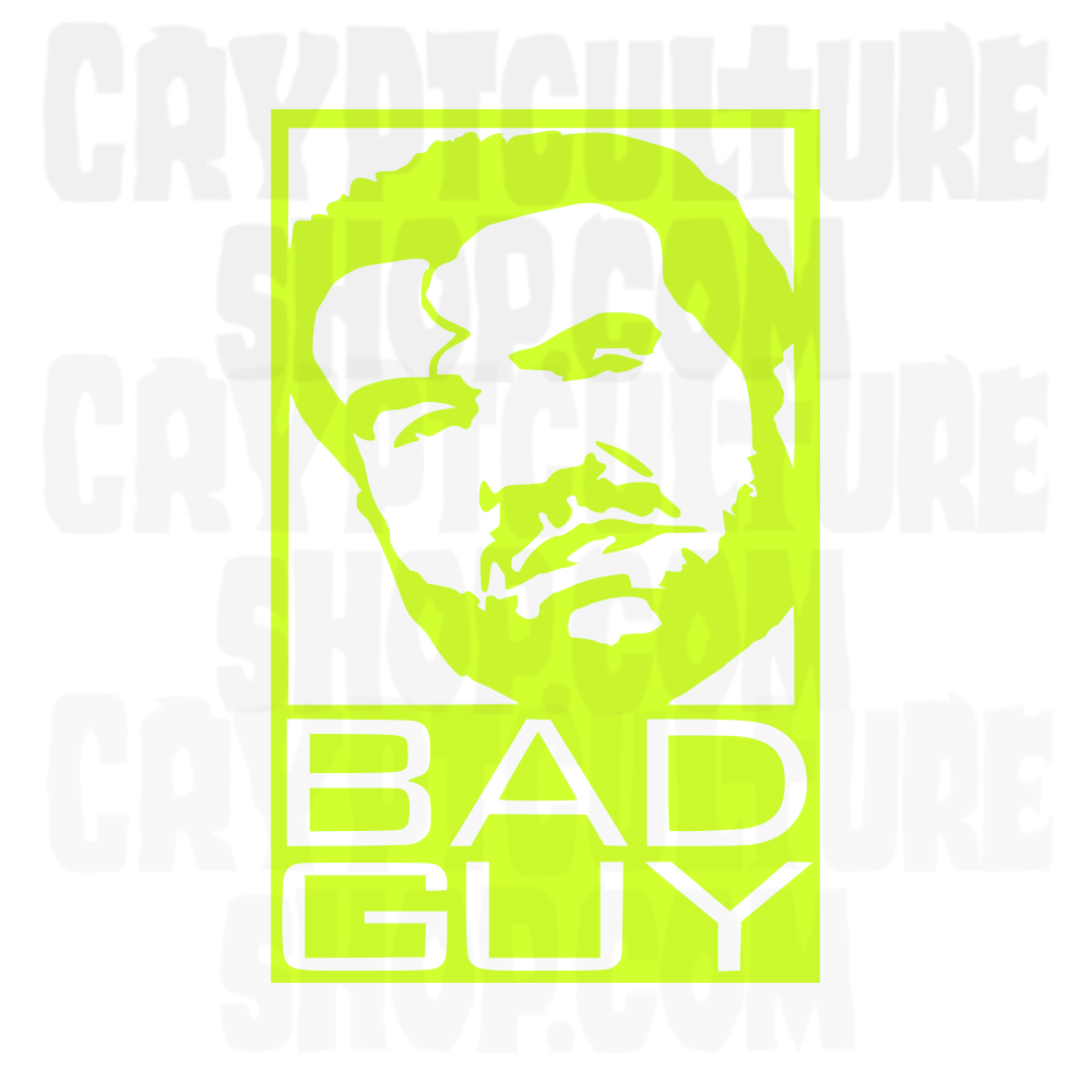 Calcomanía de vinilo de Pro Wrestling Razor Ramon Bad Guy