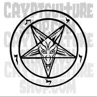 Satan! Sigil of Baphomet Vinyl Decals