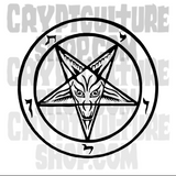 Satan! Sigil of Baphomet Vinyl Decals