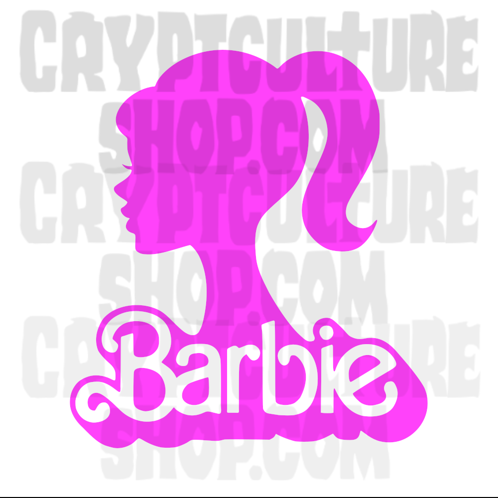 Barbie Silhouette Vinyl Decal