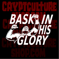 Pro Wrestling Bask in His Glory Vinyl Decal