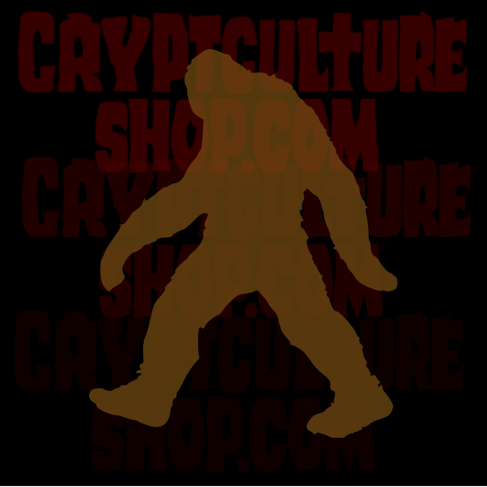 Vinilo decorativo de Bigfoot paranormal
