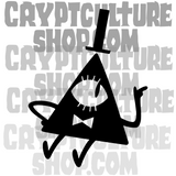 Gravity Falls Bill Cypher Vinyl Decal