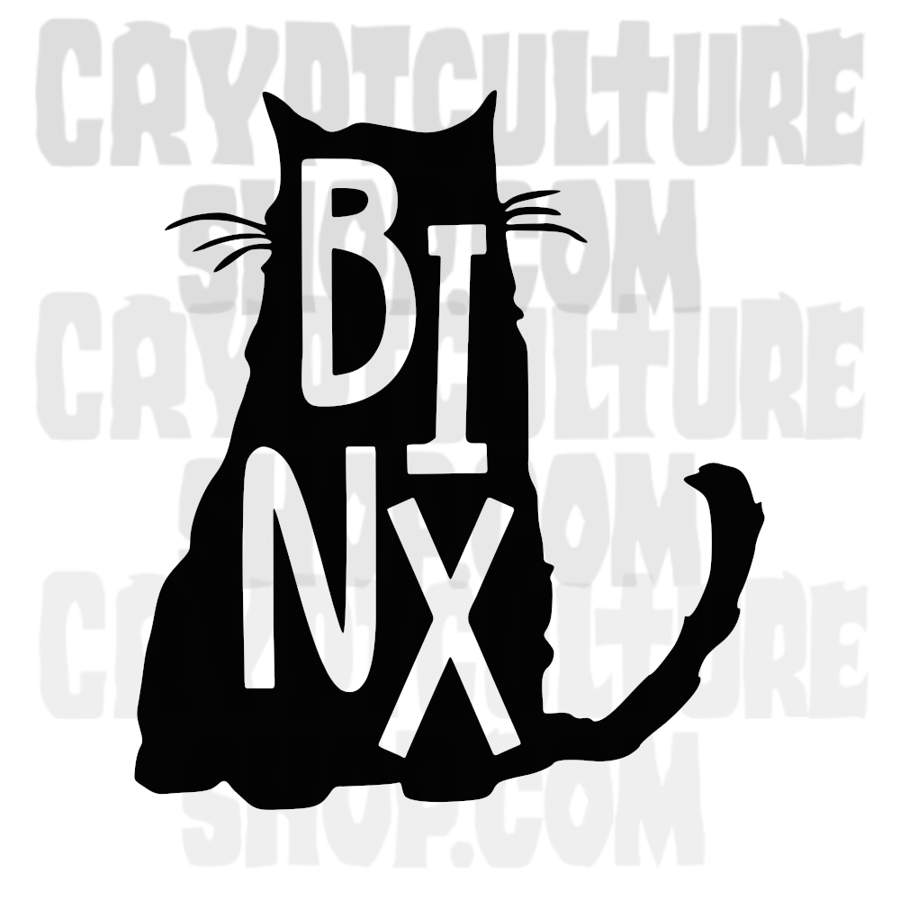 Vinilo decorativo de silueta de Binx de Hocus Pocus