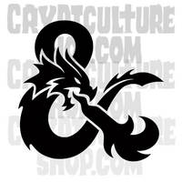 Dungeons and Dragons D&D Symbol Vinyl Decal