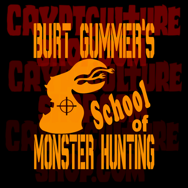 Tremors Burt Gummer Monster Hunting School Vinyl Decal