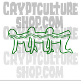 Human Centipede Diagram Vinyl Decal