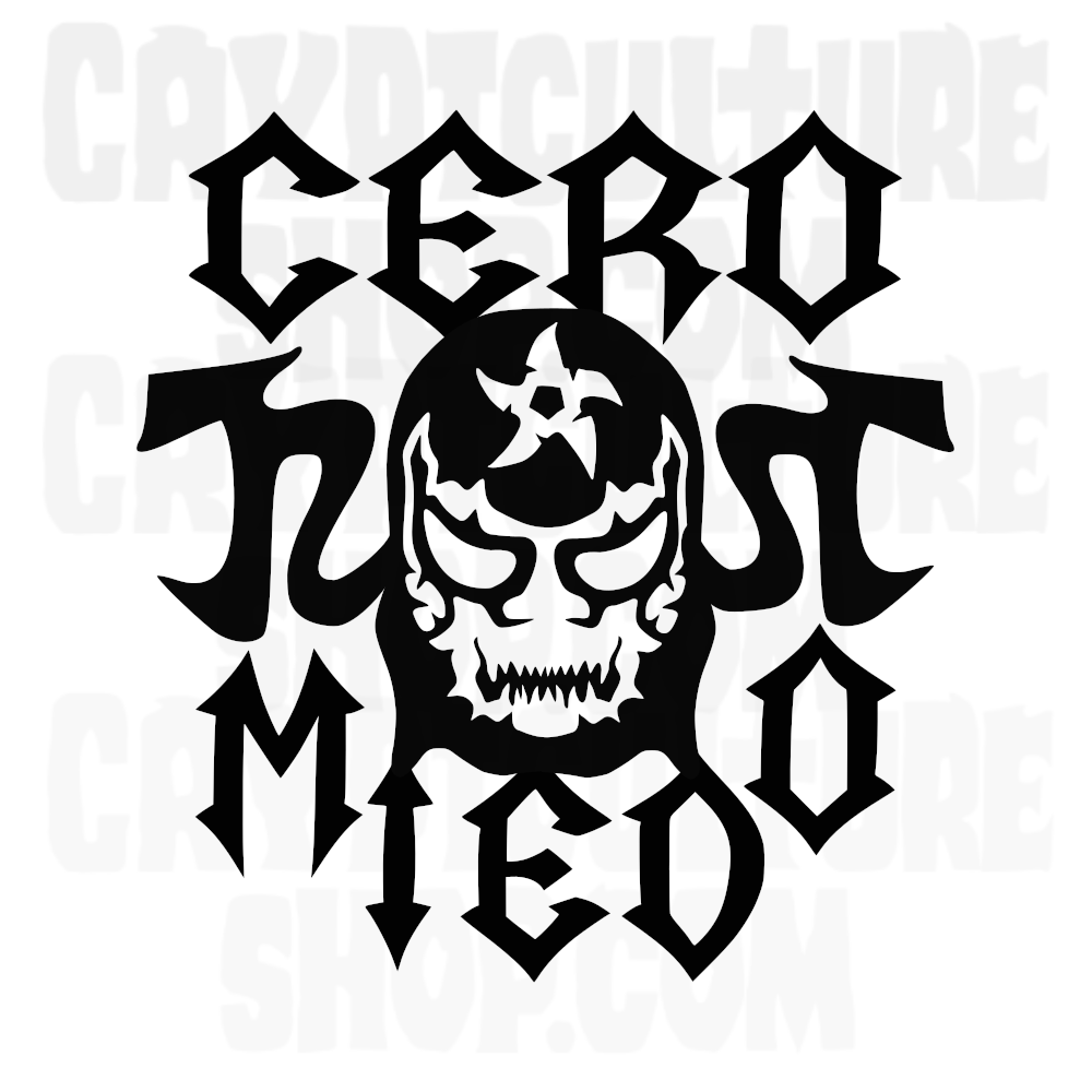 Calcomanía de vinilo Cero Miedo de Pentagón Jr. de Pro Wrestling