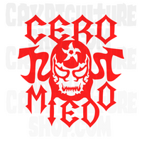 Pro Wrestling Pentagon Jr. Cero Miedo Vinyl Decal