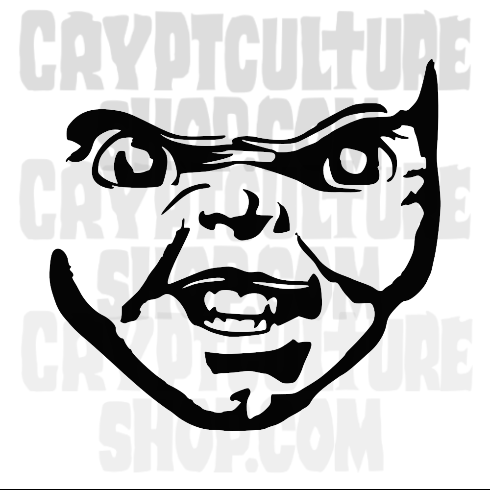 Child's Play Chucky Face Vinyl Decal