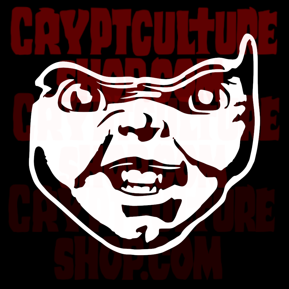 Child's Play Chucky Face Vinyl Decal