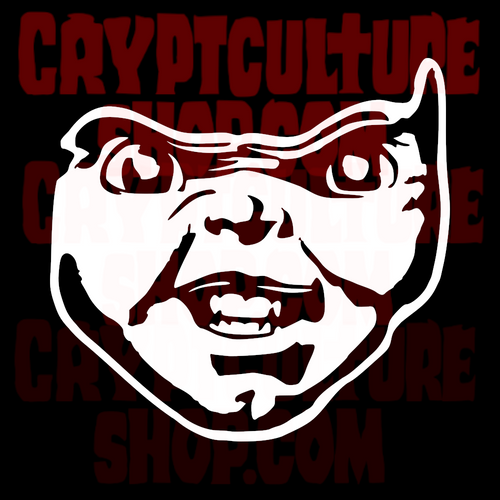 Child's Play Chucky Face Vinyl Decal