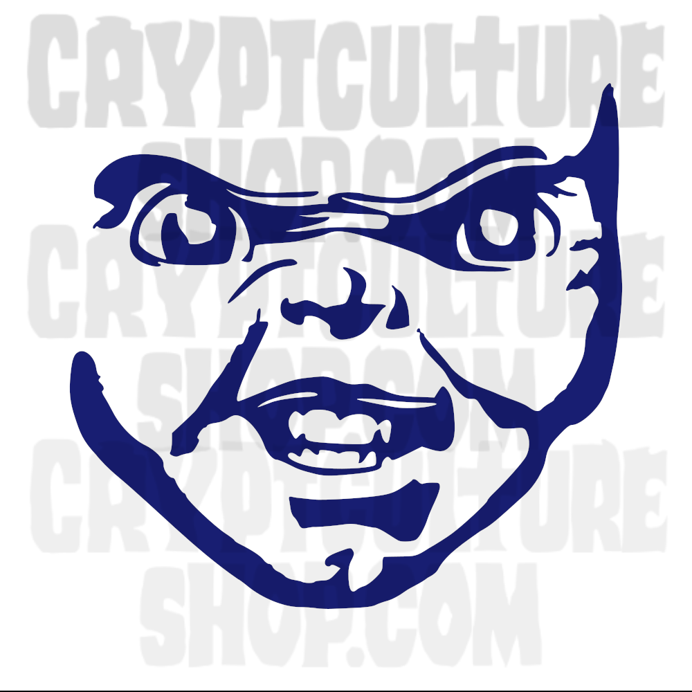 Child's Play Chucky Face Vinyl Decal