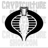 G.I. Joe Cobra Symbol Vinyl Decal