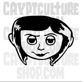 Coraline Vinyl Decal