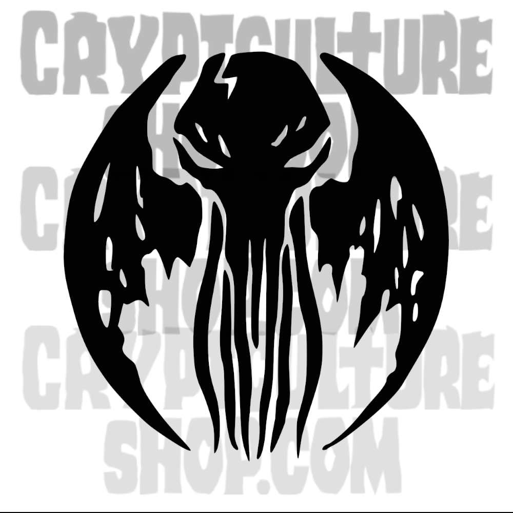 Adhesivo de vinilo Lovecraft Cthulhu Rugoso