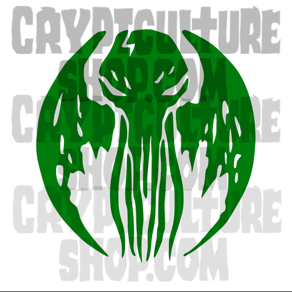 Adhesivo de vinilo Lovecraft Cthulhu Rugoso