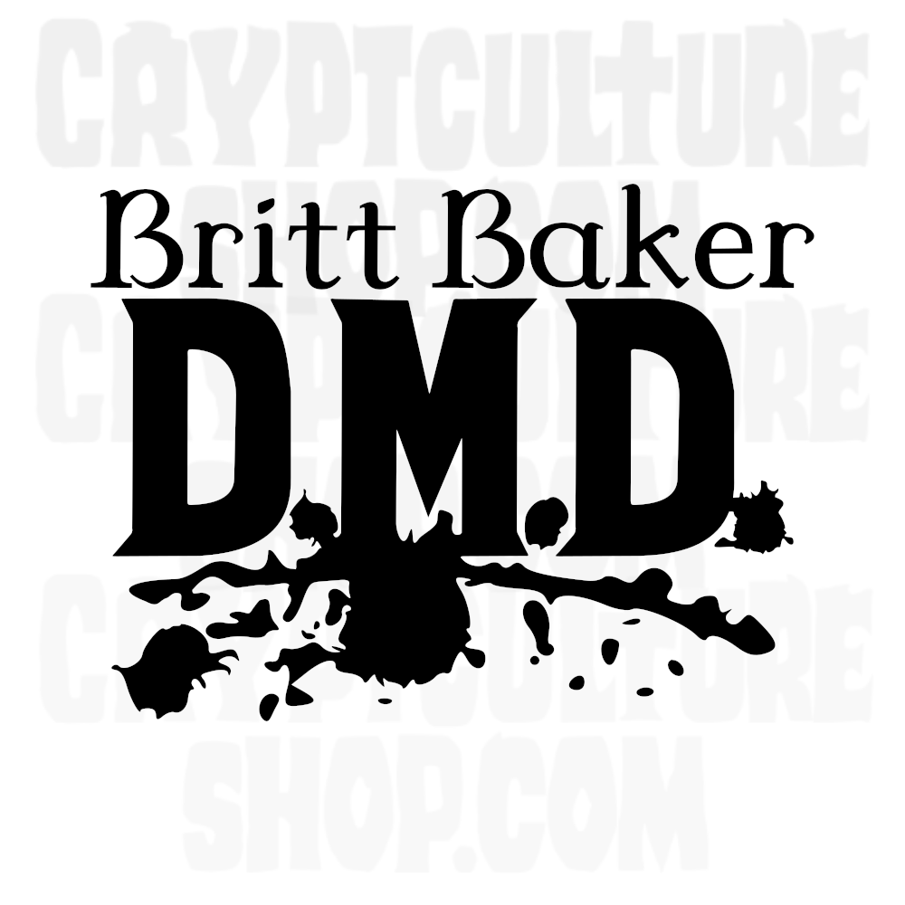 Calcomanía de vinilo Britt Baker D.M.D. de lucha libre profesional