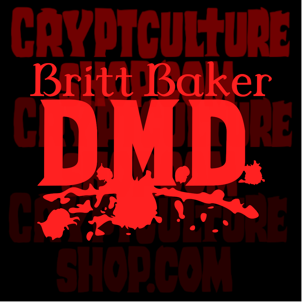Calcomanía de vinilo Britt Baker D.M.D. de lucha libre profesional