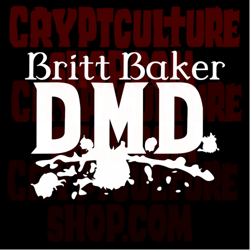 Calcomanía de vinilo Britt Baker D.M.D. de lucha libre profesional