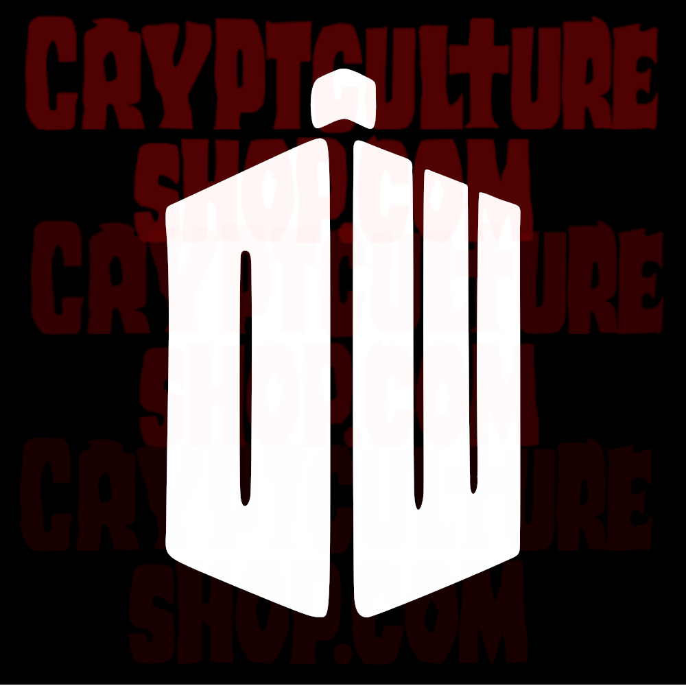 Doctor Who DW Vinyl Decal