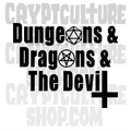 Dungeons and Dragons & Devil Vinyl Decal