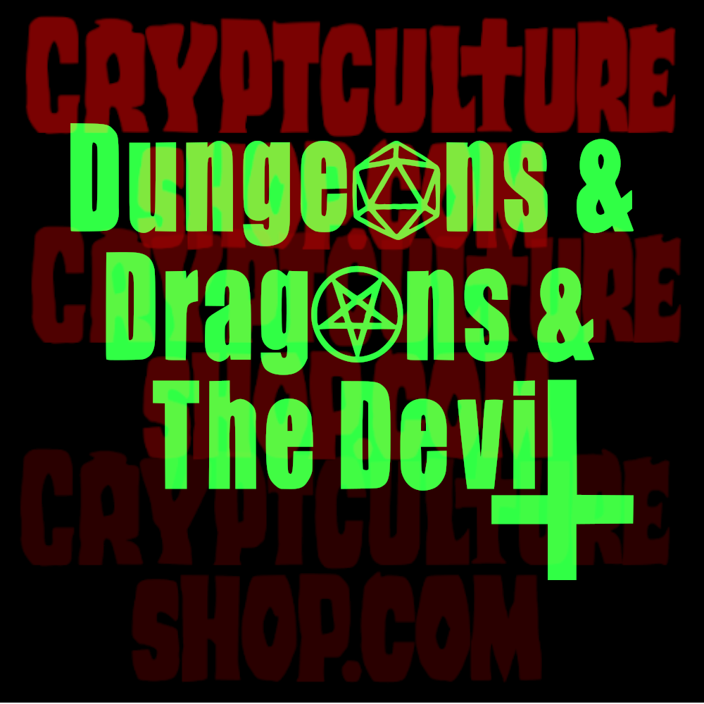 Calcomanía de vinilo de Dungeons and Dragons y diablo
