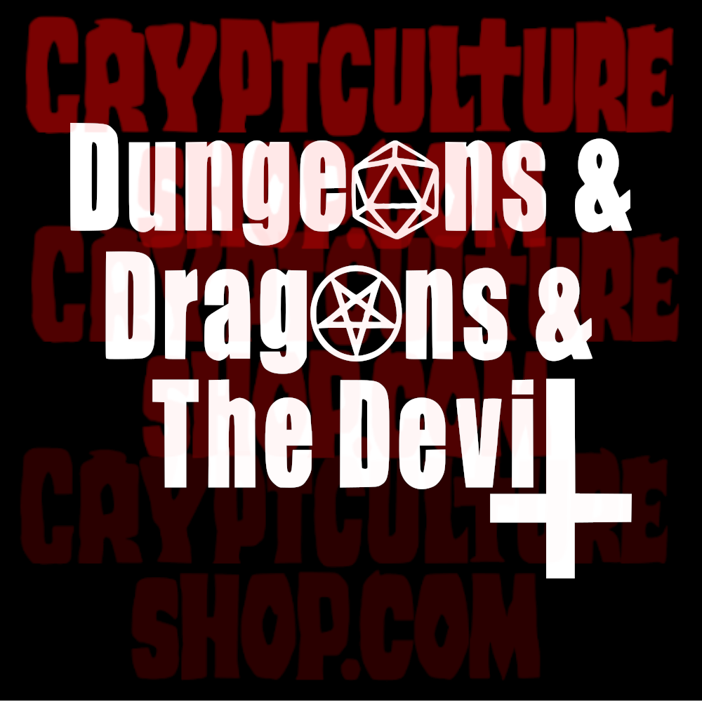 Calcomanía de vinilo de Dungeons and Dragons y diablo