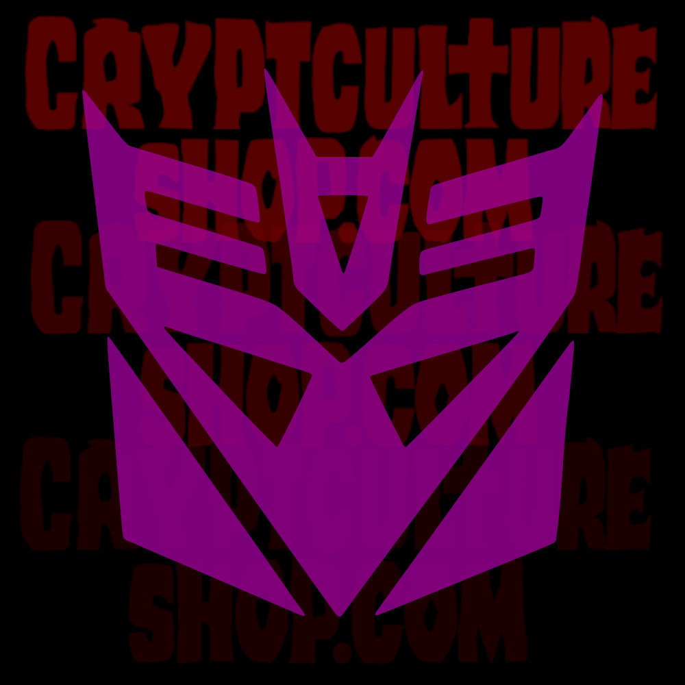 Calcomanía de vinilo de los Decepticons de Transformers