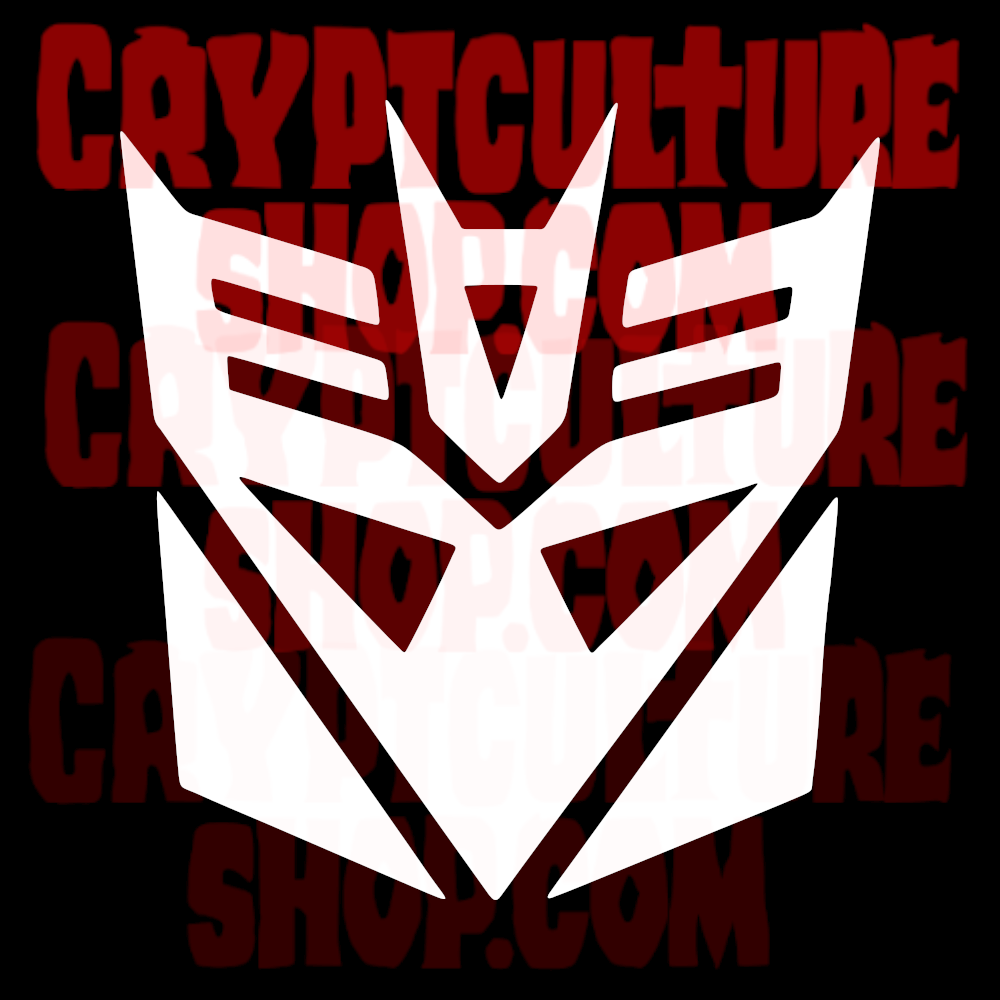 Calcomanía de vinilo de los Decepticons de Transformers