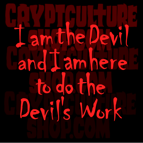 Devil's Rejects Devil's Work Vinyl Decal