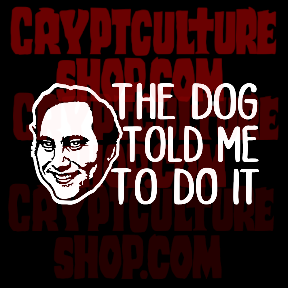 El perro de David Berkowitz me lo dijo Calcomanía de vinilo True Crime