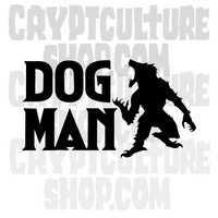 Paranormal Dogman Text Vinyl Decal