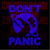 Hitchhiker's Guide to the Galaxy Don't Panic Vinyl Decal