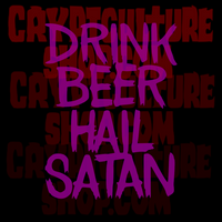 Satan! Drink Beer Hail Satan Vinyl Decals