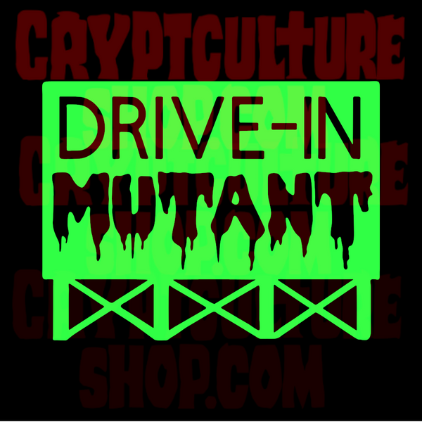 Drive-In Mutant Vinyl Decal