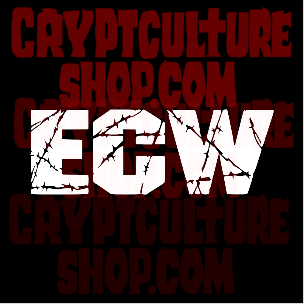 Calcomanía de vinilo de Pro Wrestling ECW